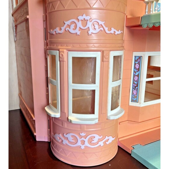 Barbie Dream House VINTAGE Folding Victorian Working Elevator Mansion 1995 MAtte - Picture 5 of 16